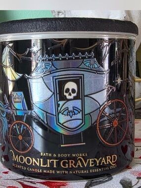 Bath & Body Works Moonlit Graveyard Scented Candle - White Label